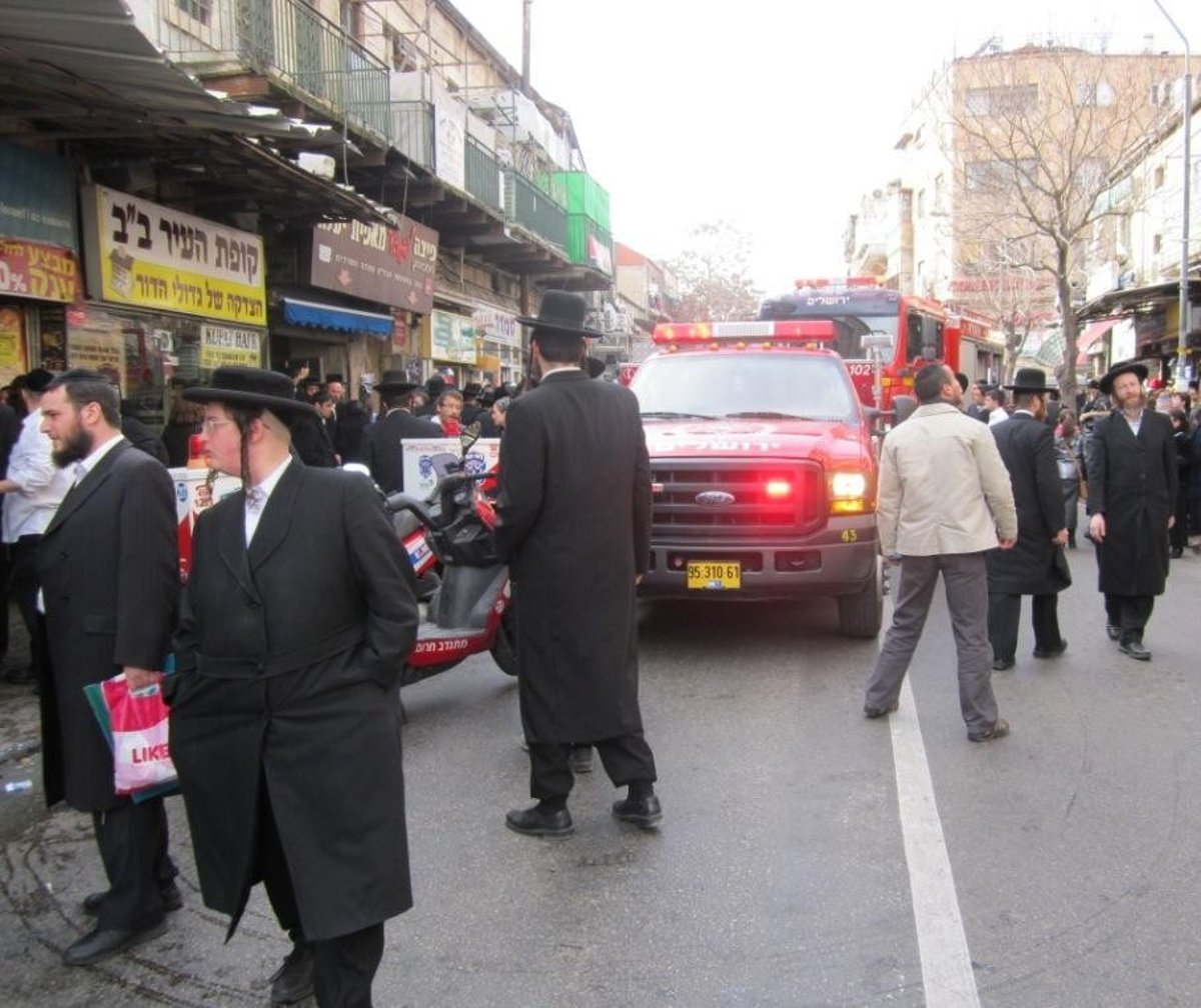 שריפת ענק בירושלים: מאפיה עלתה באש