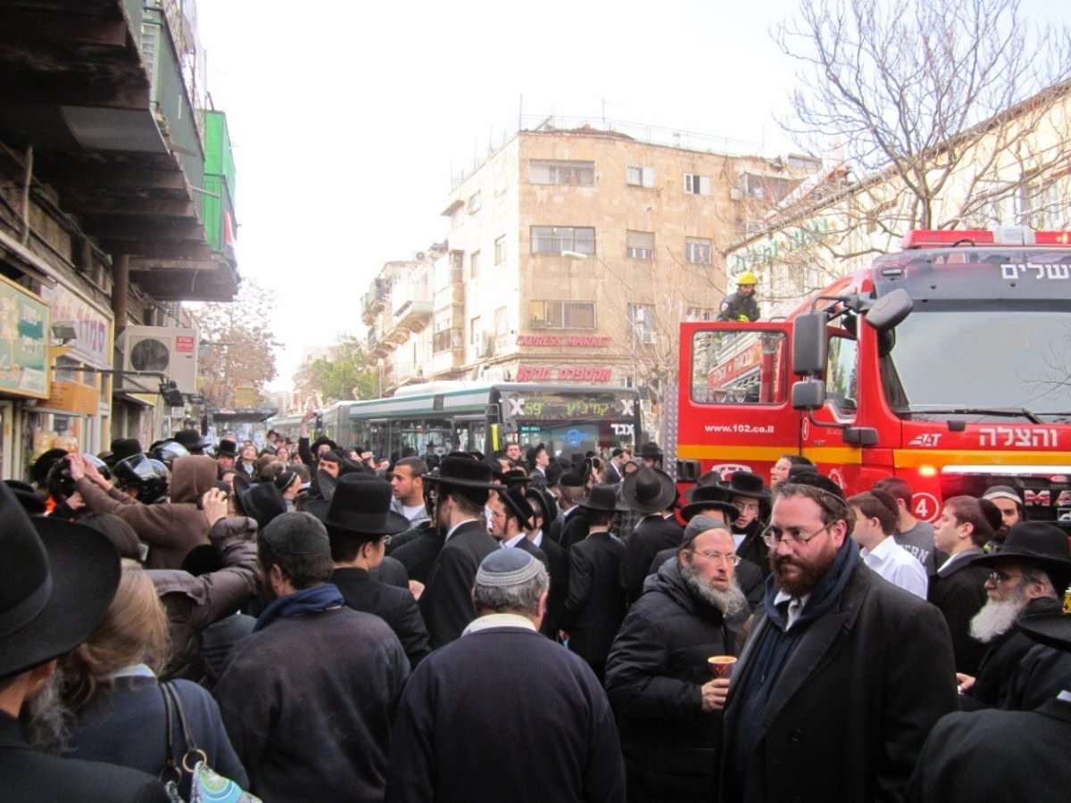 שריפת ענק בירושלים: מאפיה עלתה באש