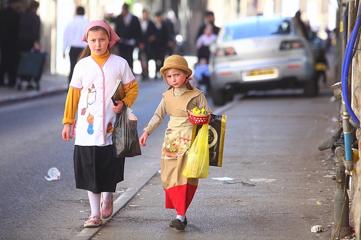 ירושלים שיכורה משמחה: צפו בתיעוד ענק מחגיגות הפורים