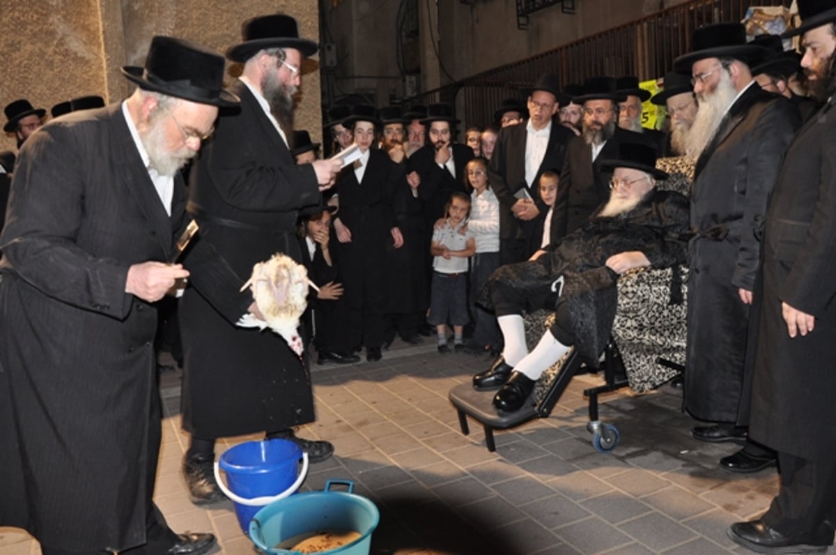 ה'כפרות' האחרון של האדמו"ר מויז'ניץ זצ"ל