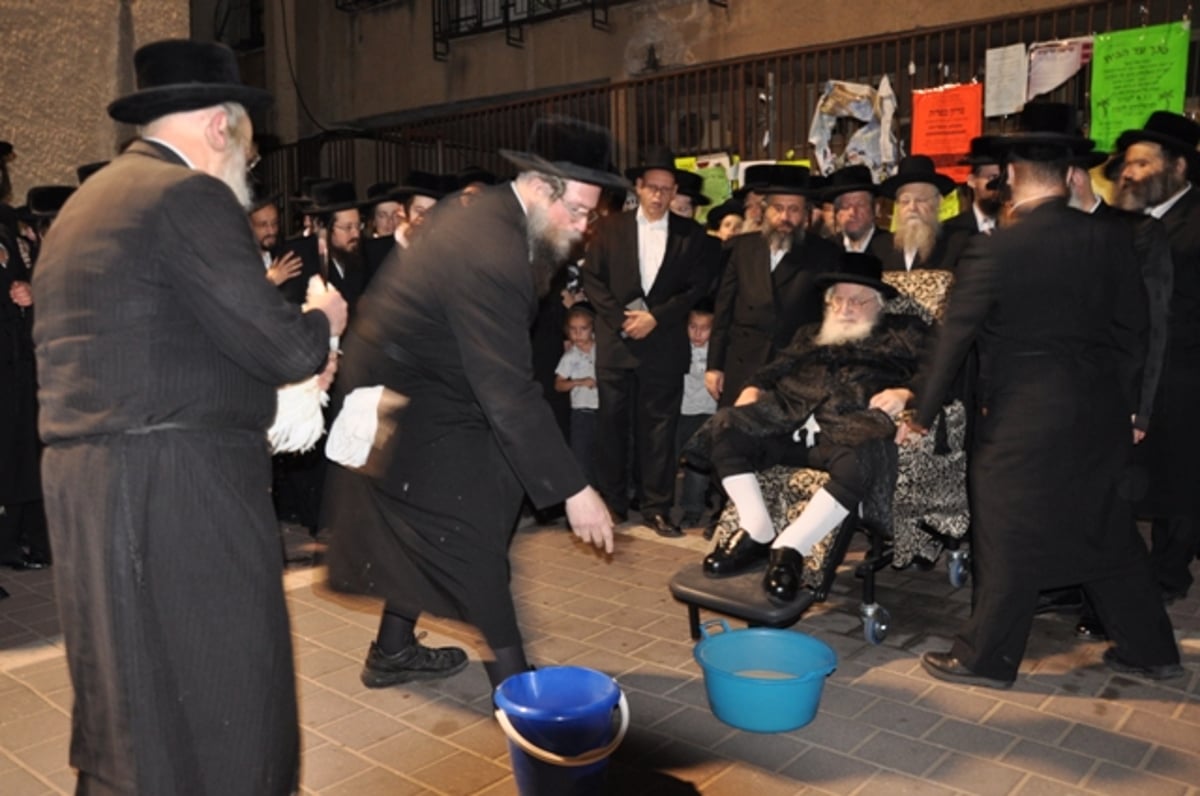 ה'כפרות' האחרון של האדמו"ר מויז'ניץ זצ"ל