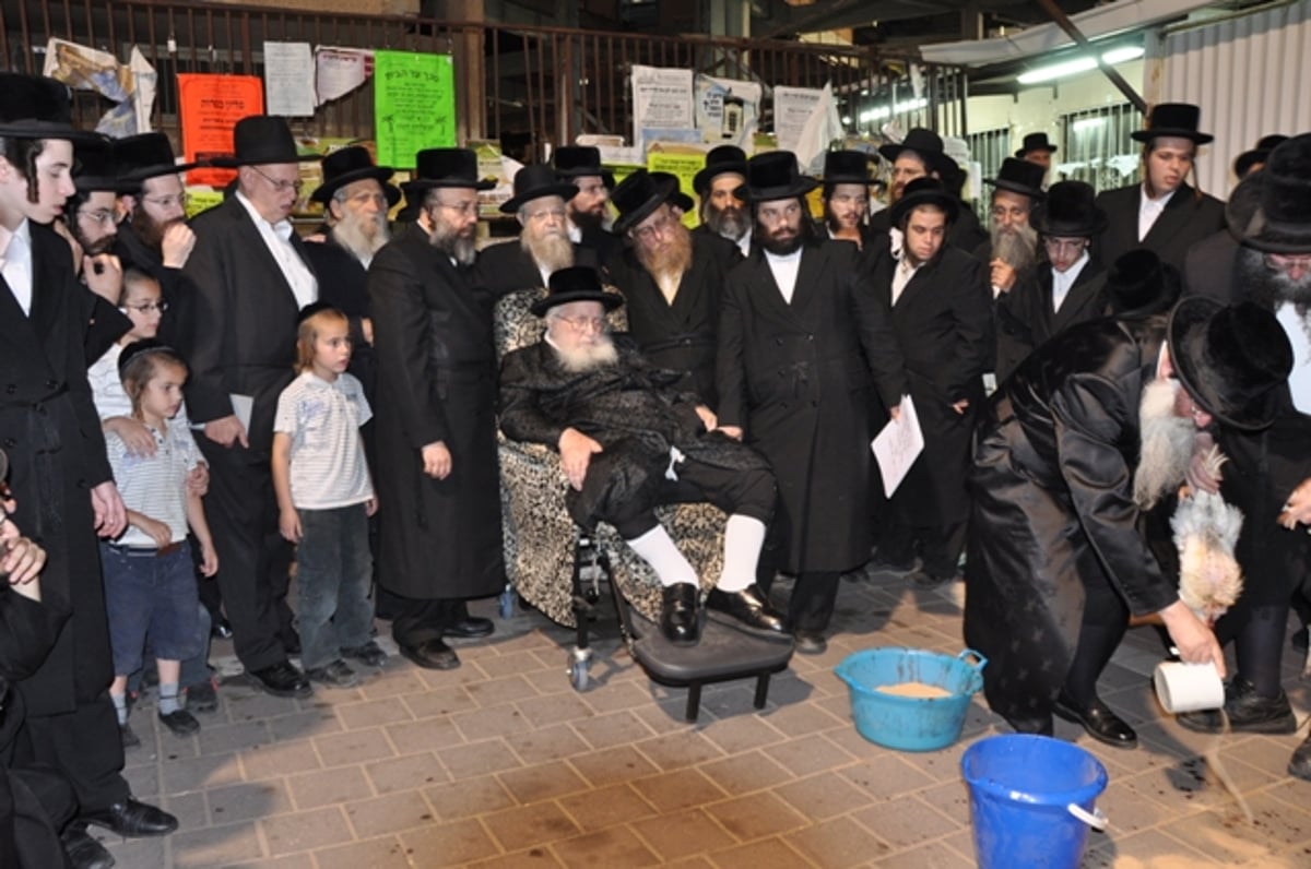 ה'כפרות' האחרון של האדמו"ר מויז'ניץ זצ"ל