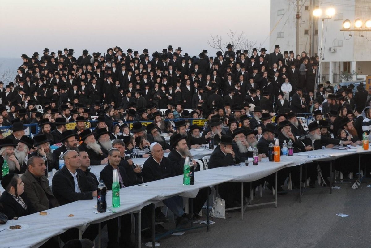 מעמד היסטורי הערב בטבריה: חסידות צאנז חונכת קריית ענק