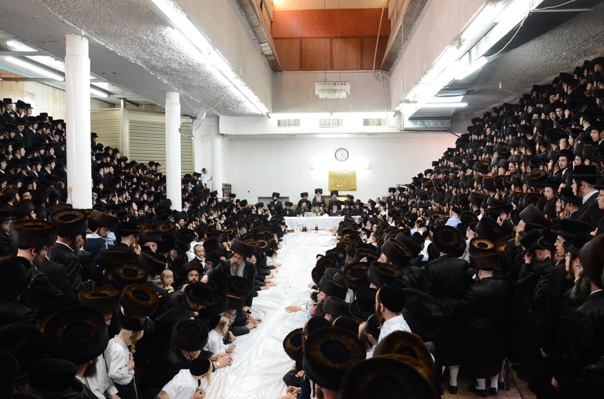 התרגשות בויז'ניץ: האדמו"ר לבש לראשונה את 'בגדי הזהב'