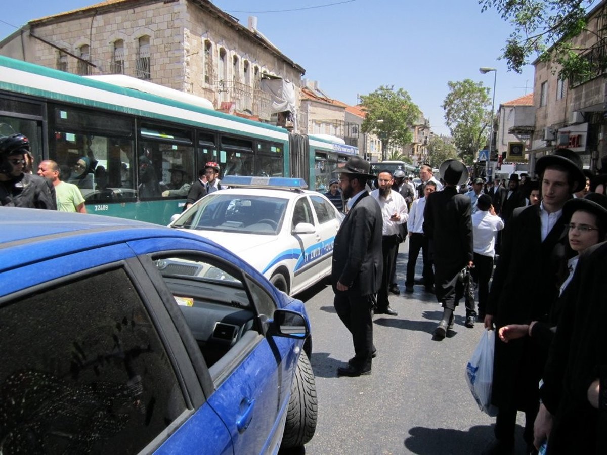 ערב שבת: מהומה אלימה ב'גאולה'