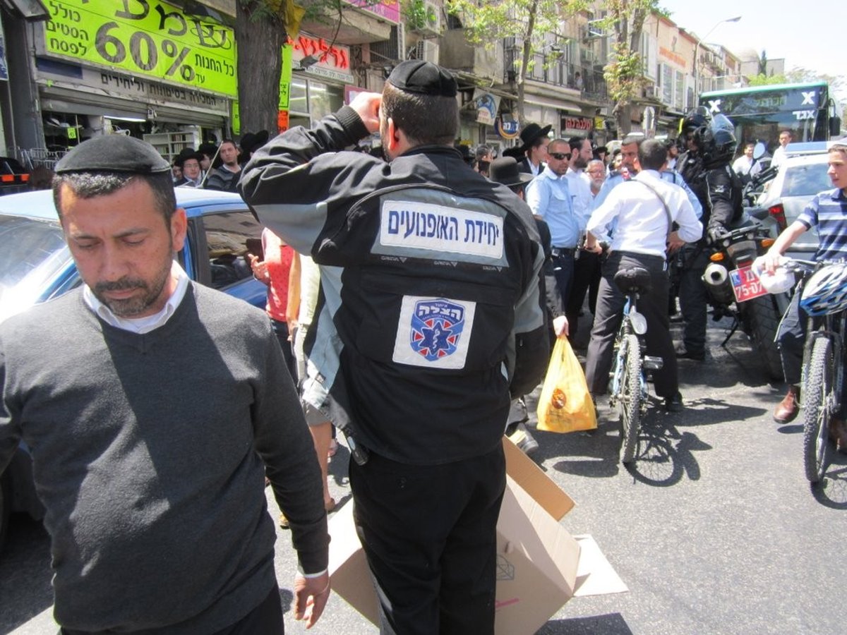 ערב שבת: מהומה אלימה ב'גאולה'