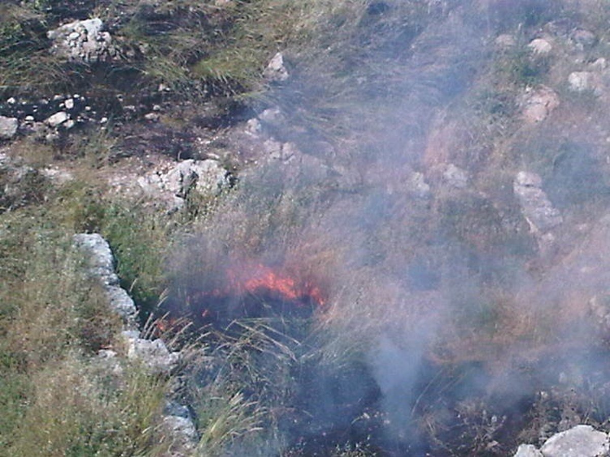 מודיעין עילית: שריפה במתחם העתיקות