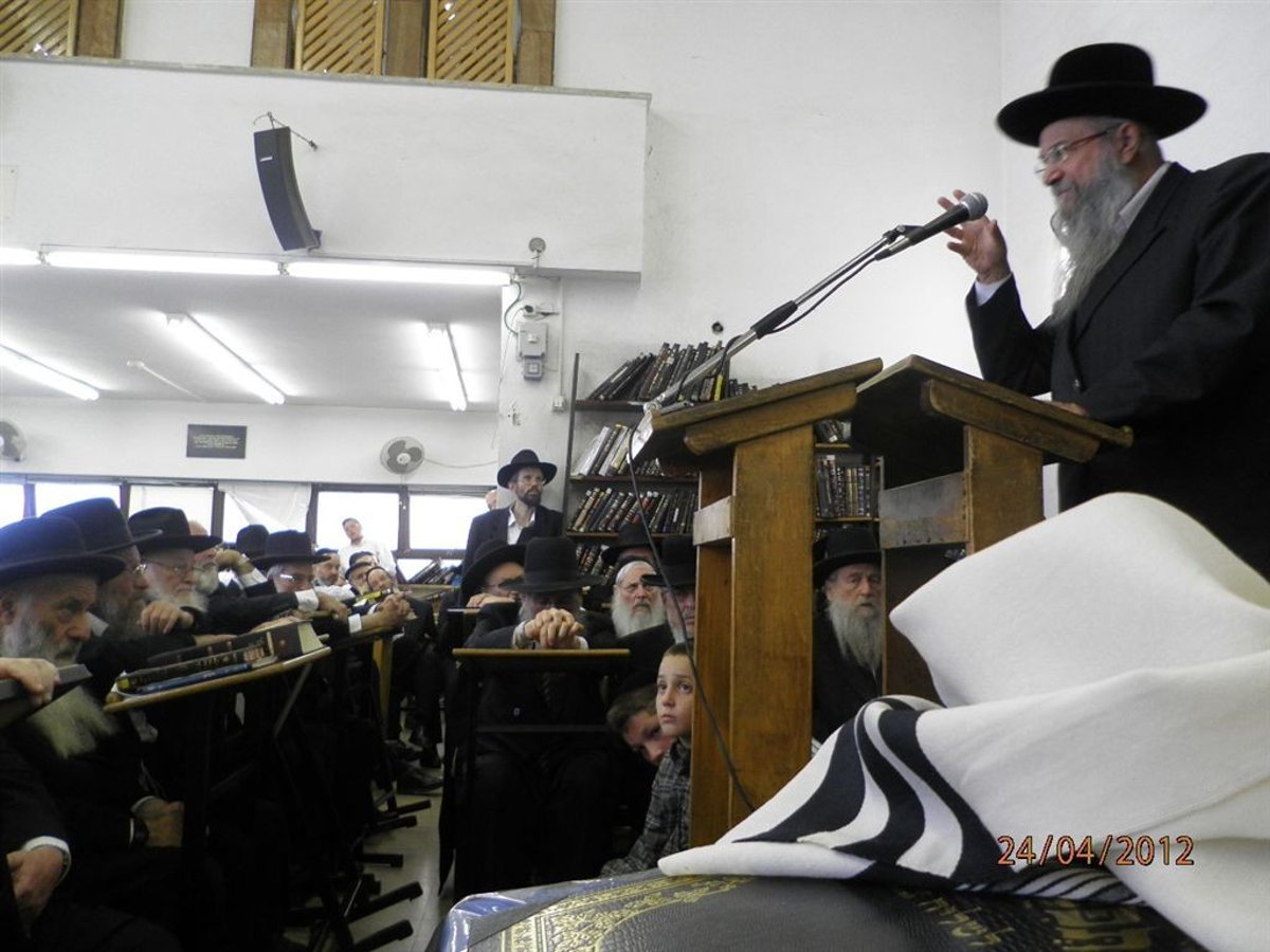 שלושים לרב שיינברג: עצרת זיכרון