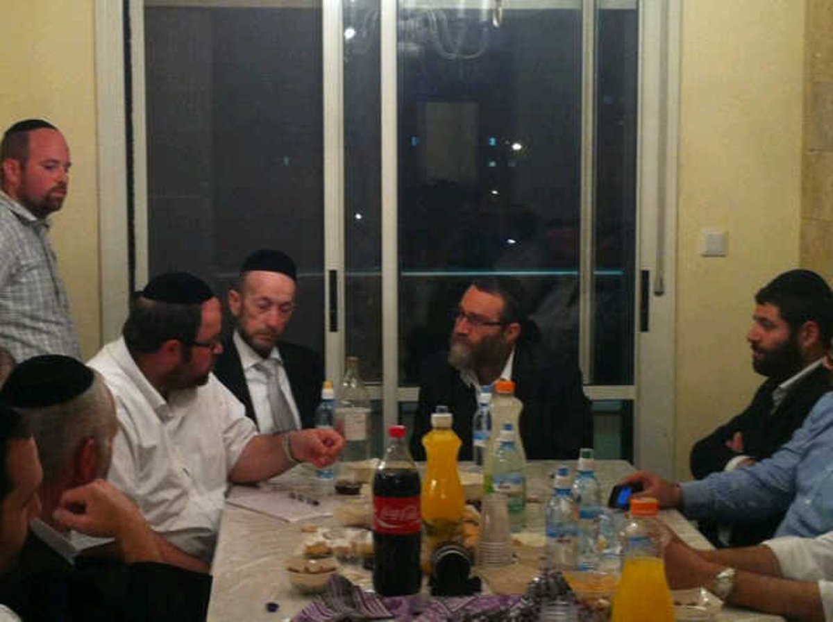 גפני ומקלב, אמש באלעד. צילום בלעדי: כיכר השבת