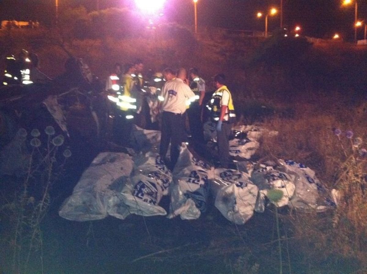 זירת התאונה, רגע אחרי • תיעוד מצמרר