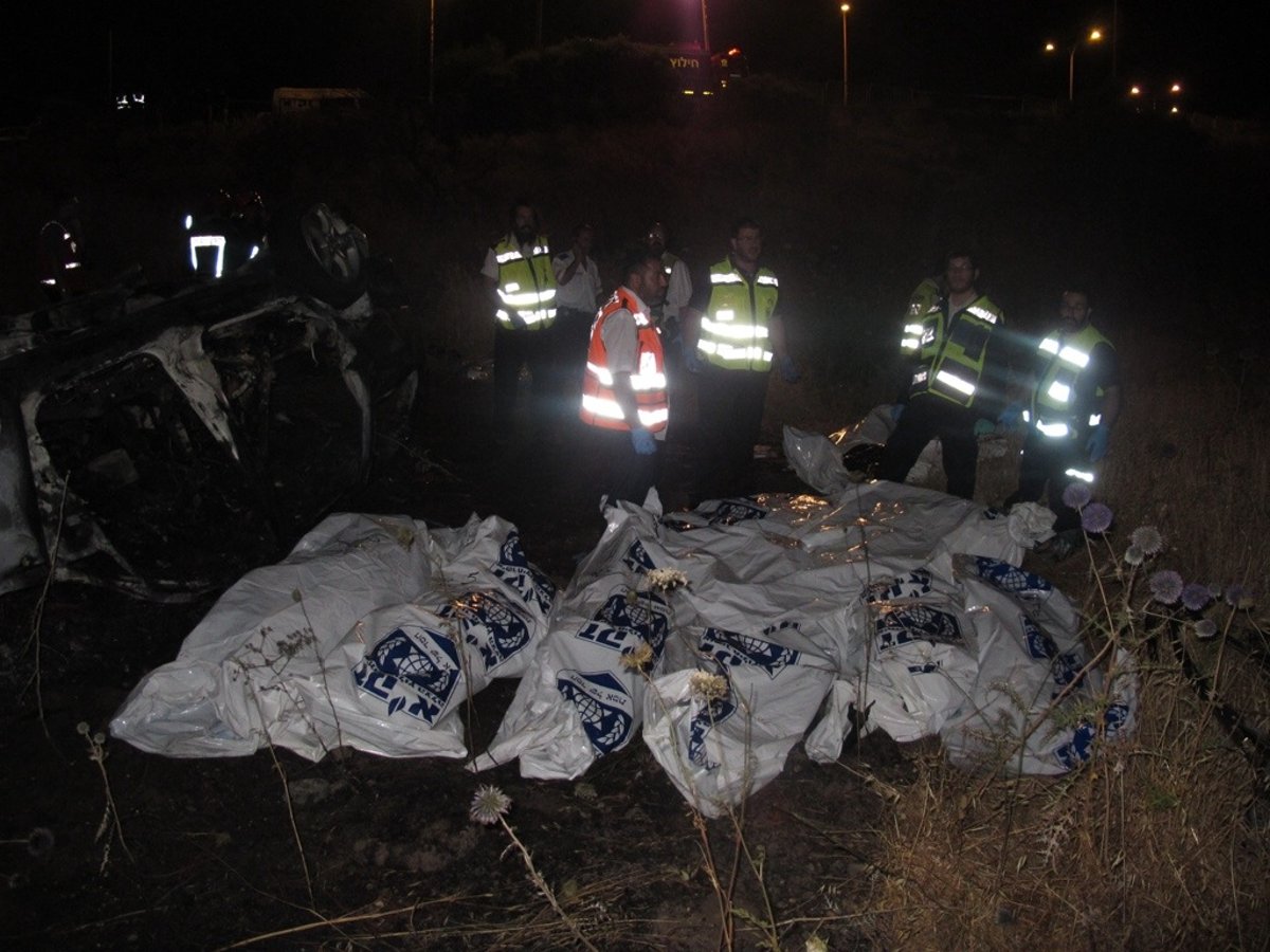 שמונה בני משפחה אחת נספו בתאונת דרכים מזעזעת בצפון