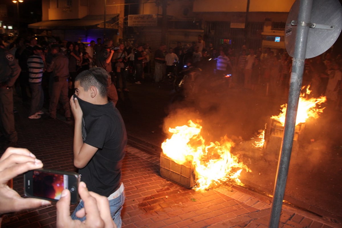 צפו בתמונות: ליל הזעם בתל-אביב