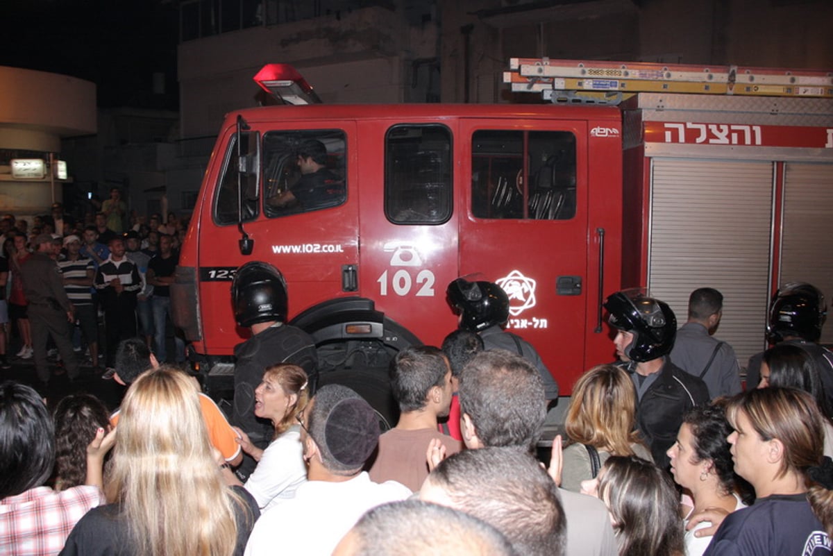 צפו בתמונות: ליל הזעם בתל-אביב