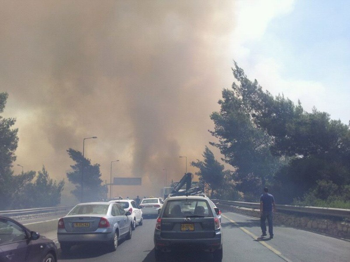 אחרי שעות ארוכות: הושגה שליטה על השריפה הגדולה