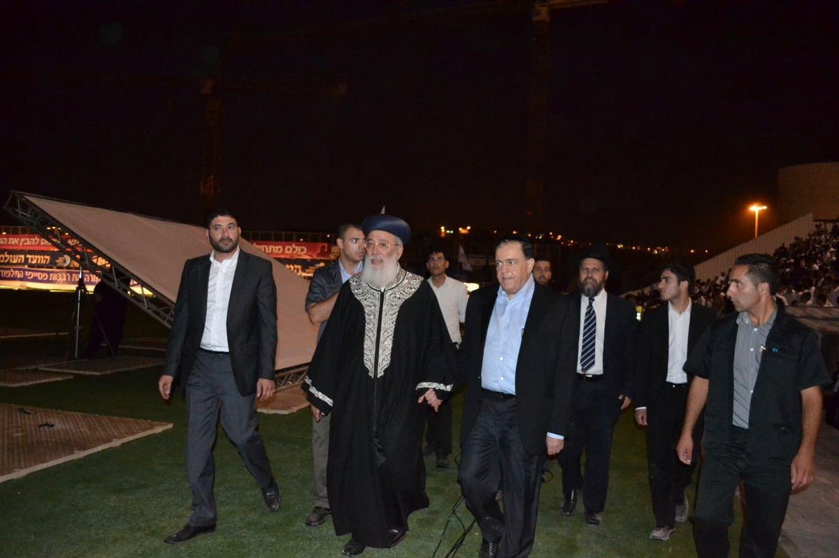 מעמד הרבבות במעמד סיום הש"ס באצטדיון טדי • גלרית ענק