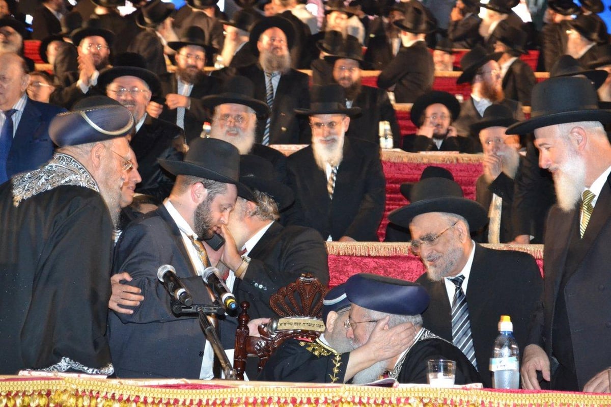 מעמד הרבבות במעמד סיום הש"ס באצטדיון טדי • גלרית ענק