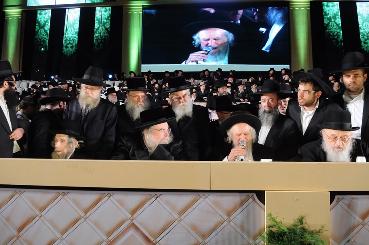 רבבות לומדי התורה במעמד סיום הש"ס בירושלים • גלריה