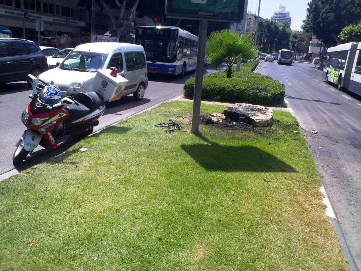 שוב: נכה צה"ל ניסה להצית עצמו בתל אביב. אזרחים עצרו אותו