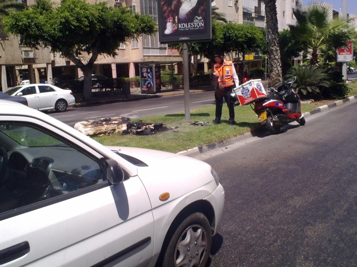 שוב: נכה צה"ל ניסה להצית עצמו בתל אביב. אזרחים עצרו אותו