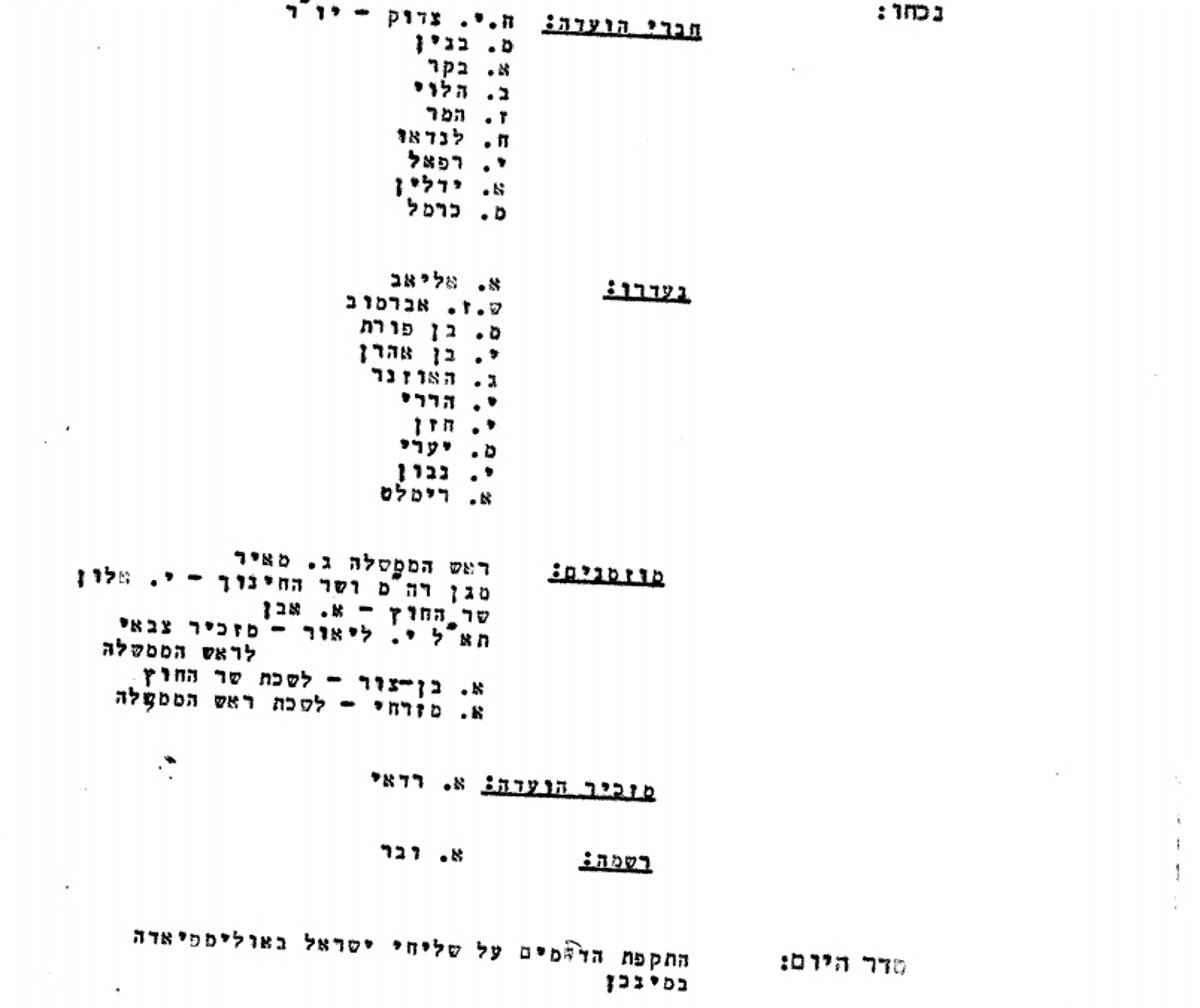 זמיר אמר לגולדה: "מצטער להגיד לך, איש לא שרד" / הפרוטוקולים מטבח מינכן נחשפים לראשונה