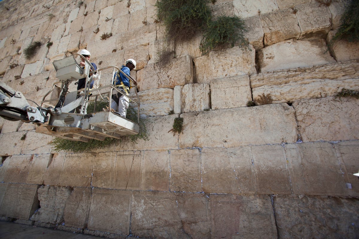 מהנדסים בדקו את יציבות הכותל המערבי