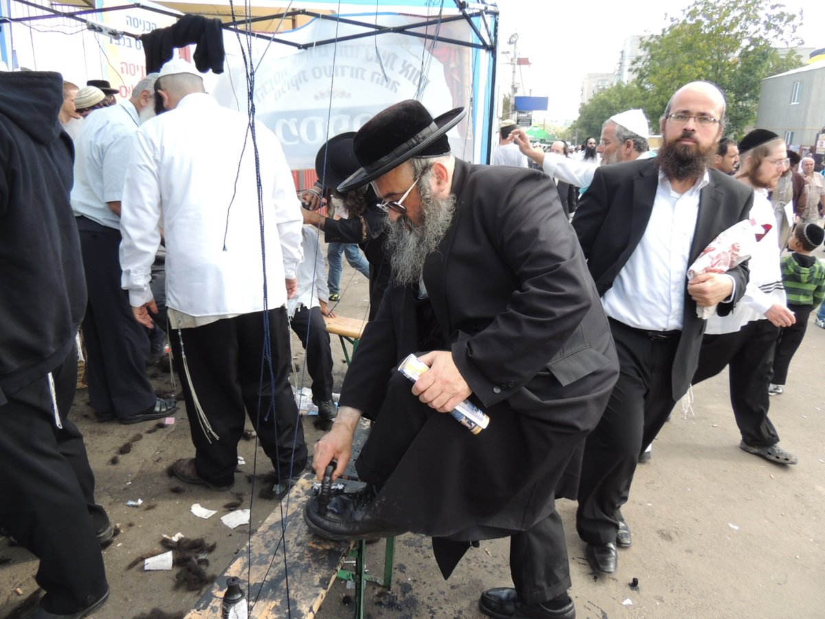 אומן לובשת חג: הכנות אחרונות לקראת יום הדין