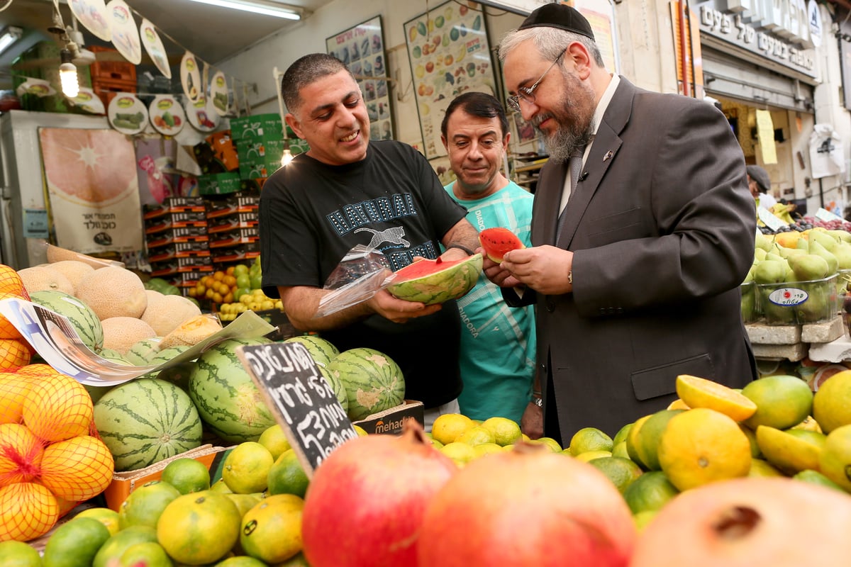 הפוליטיקאי הראשון בשוק מחנה יהודה: חיים אמסלם