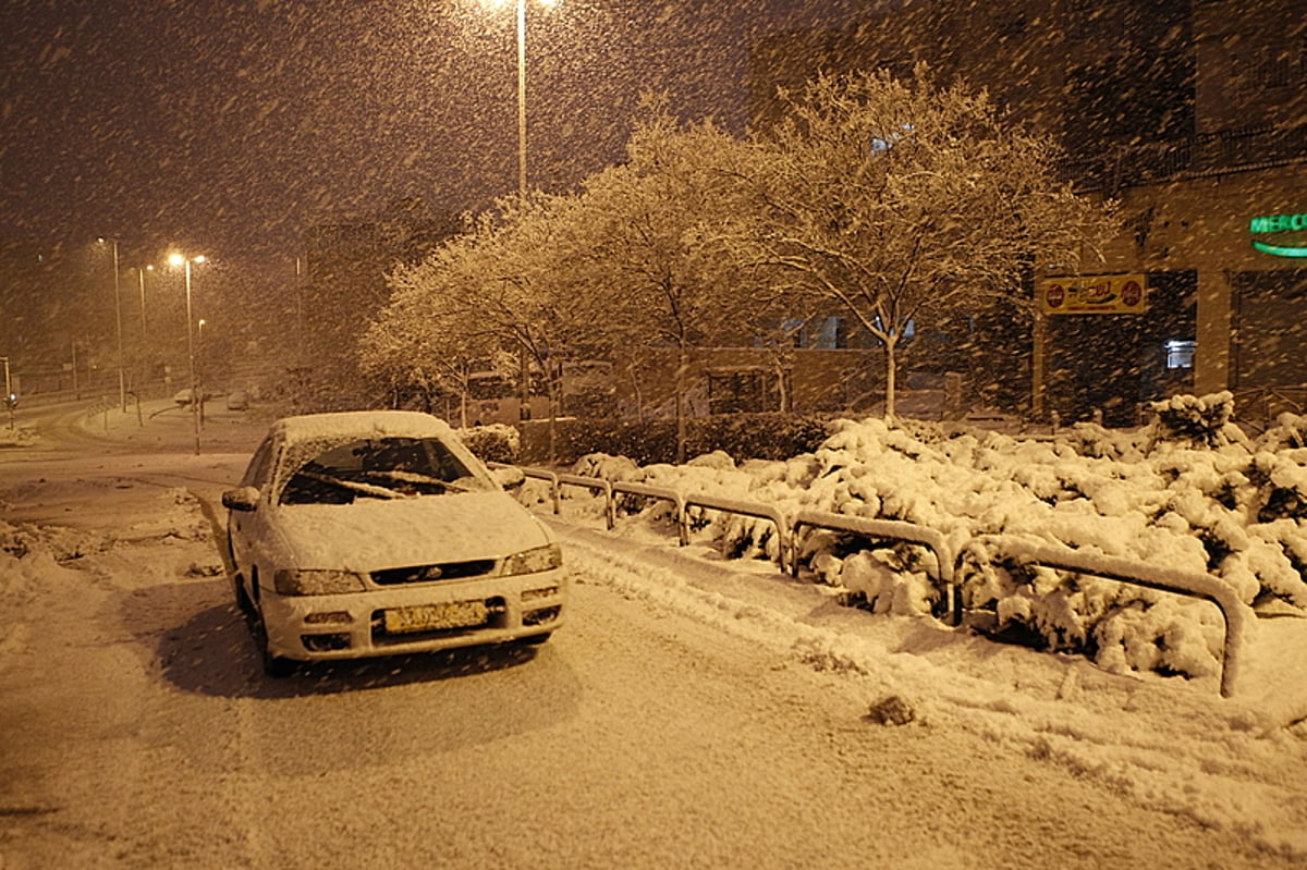 יממה לבנה בירושלים: 120 תמונות מהבירה המושלגת