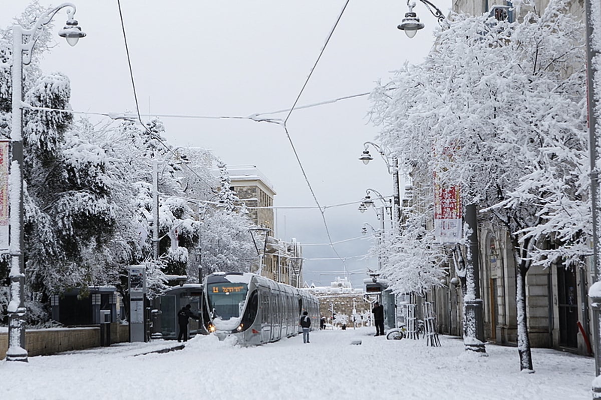 יממה לבנה בירושלים: 120 תמונות מהבירה המושלגת