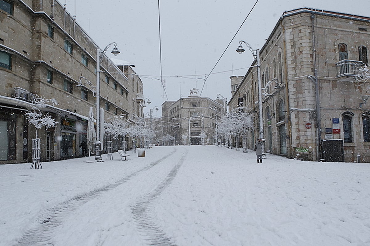 יממה לבנה בירושלים: 120 תמונות מהבירה המושלגת