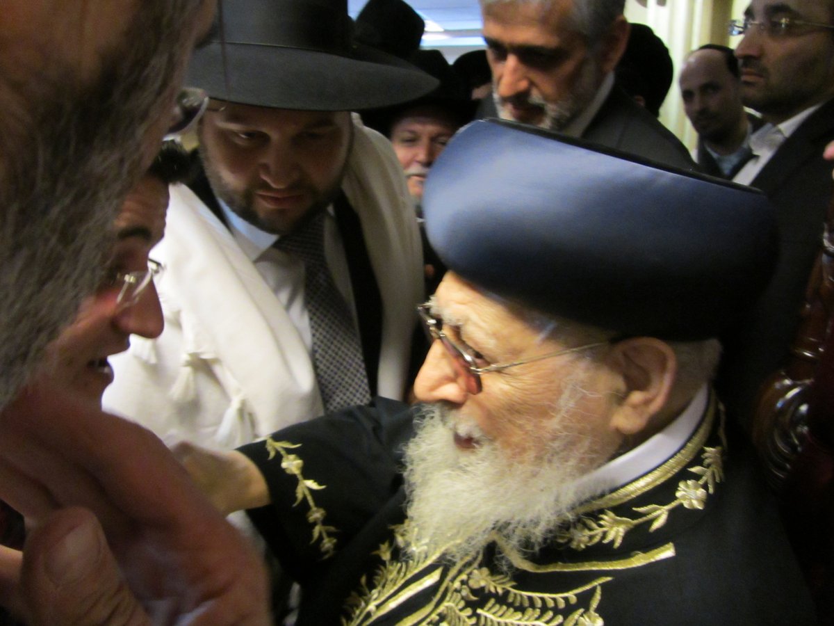 המשב"ק של מרן הרב עובדיה יוסף חגג ברית לבנו