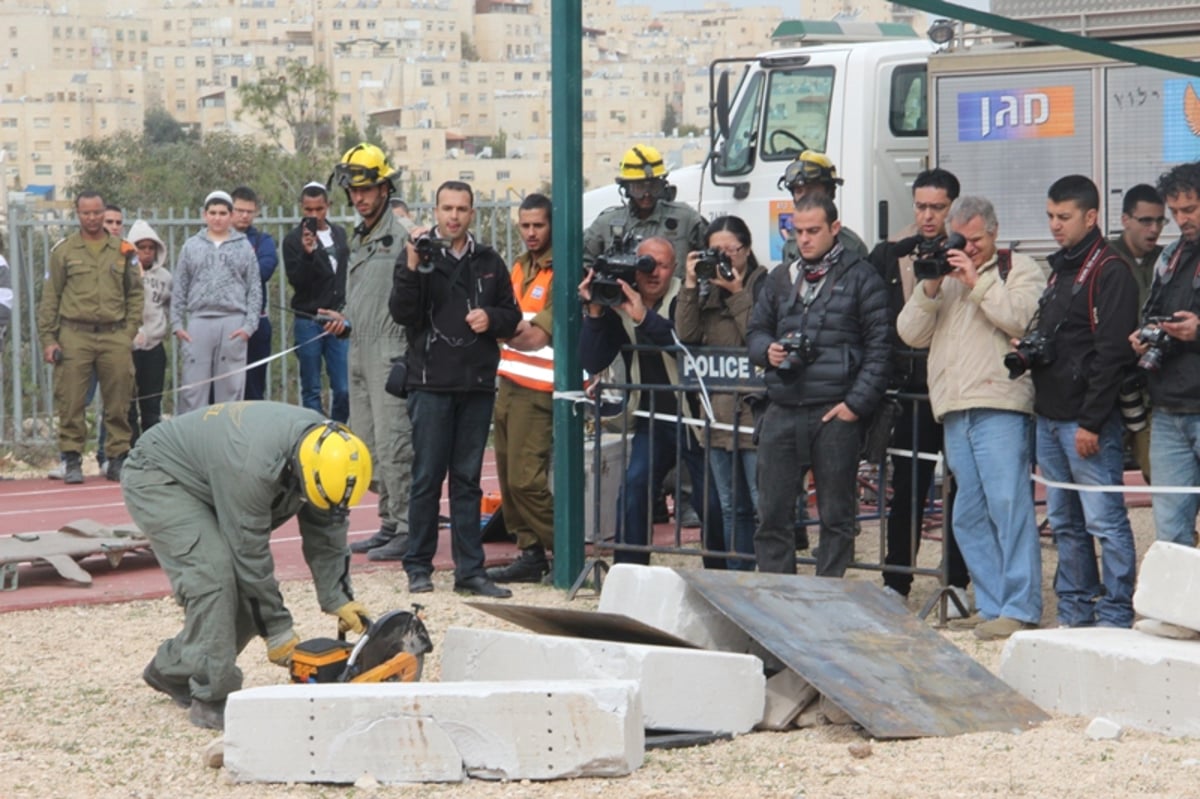 גלריה: תרגיל חילוץ והצלה