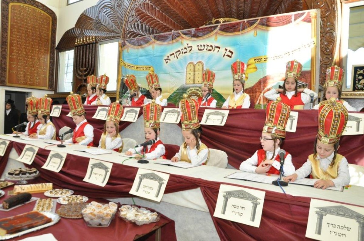 צפו: מסיבת חומש לנכדי האדמו"רים