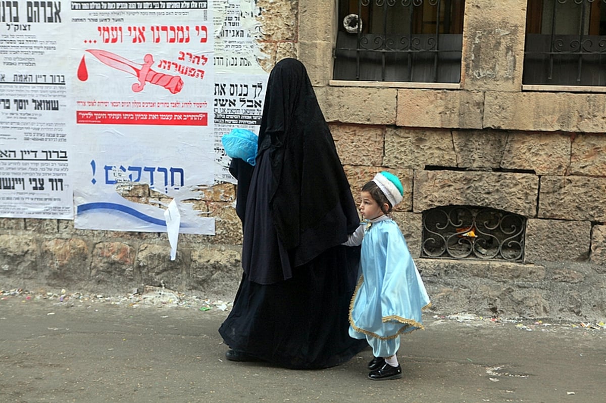 פורים ללא הפסקה: תיעוד ענק מהחגיגות בירושלים