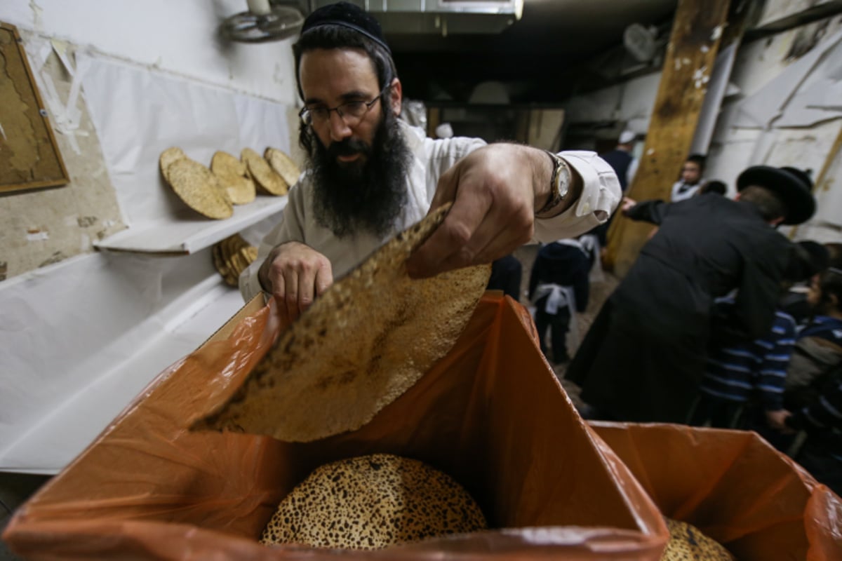 צפו: אפיית מצות, שלב אחר שלב