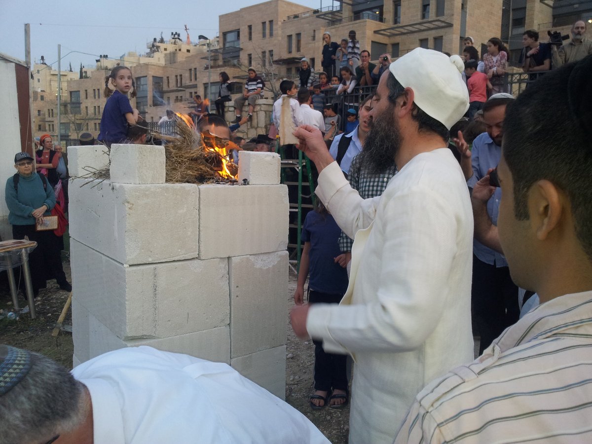 ערב החג: מאות תרגלו הקרבת קורבן פסח