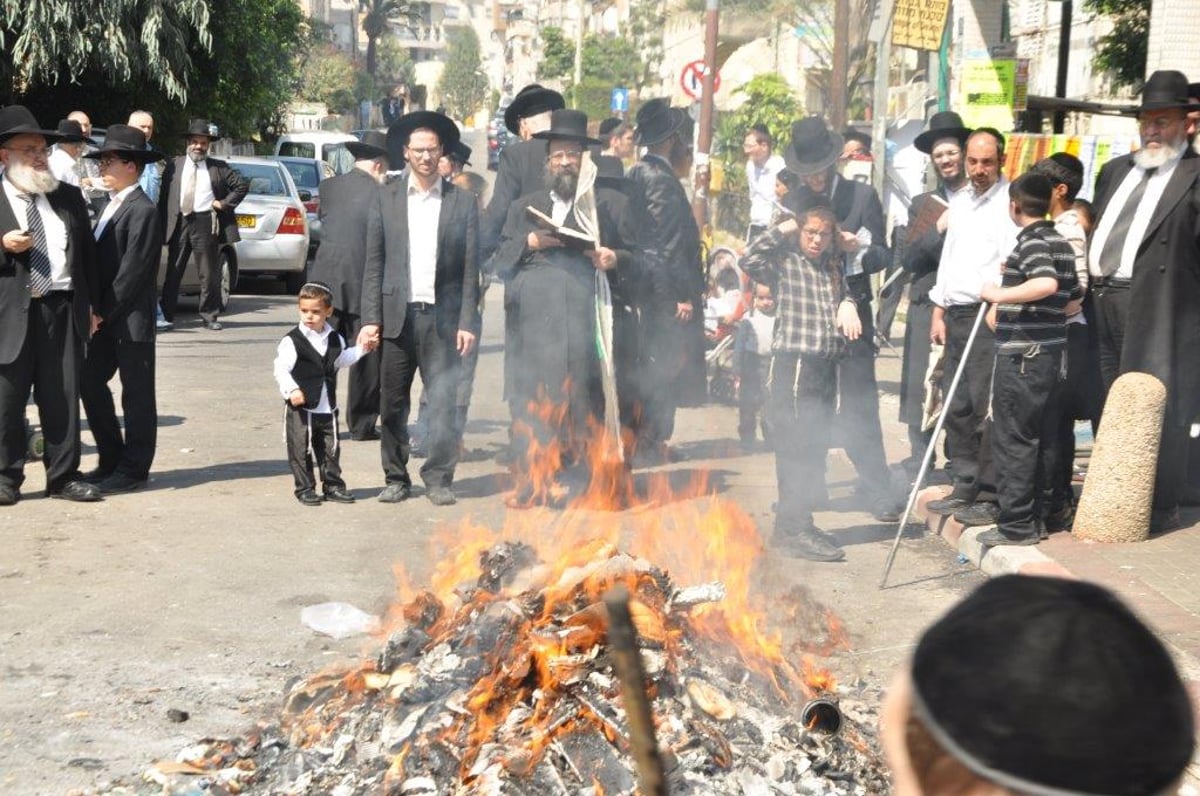 רבי חיים קנייבסקי סיים את כל התורה ושרף חמץ • צפו