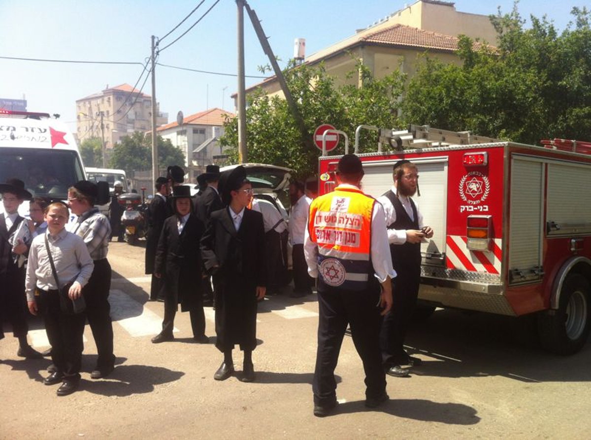 תיעוד: דליקת חורש גדולה בבני-ברק