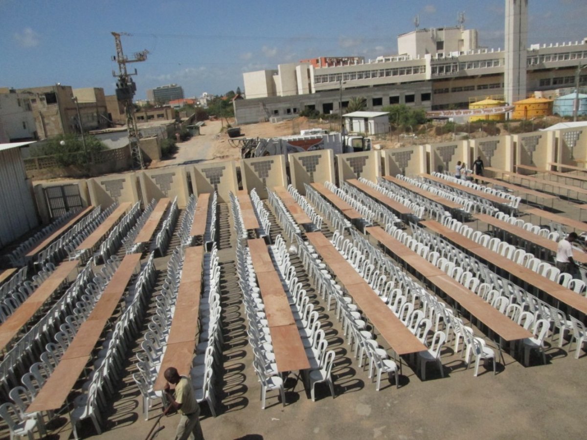 צפו: צאנז נערכת לחתונת הענק