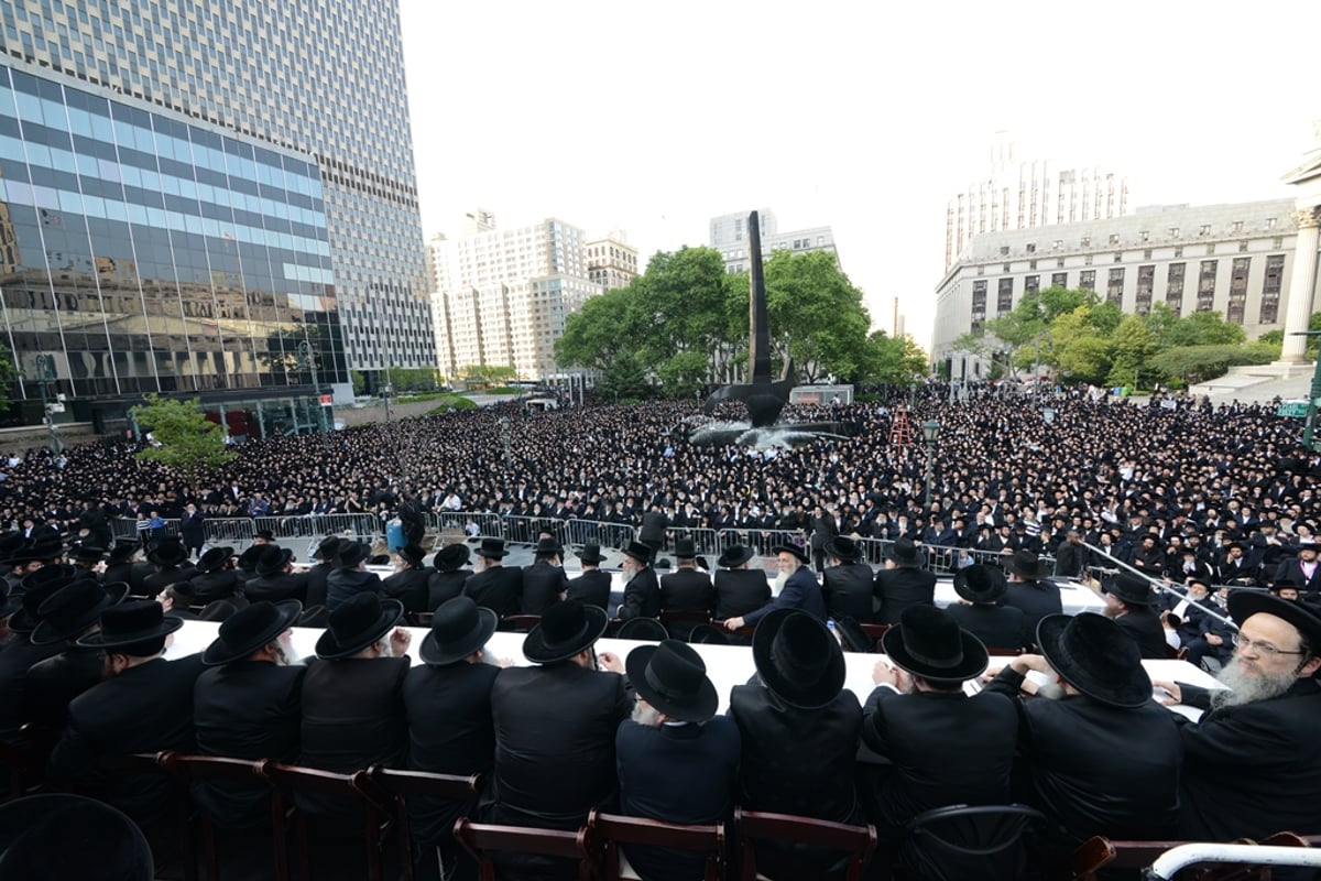 עצרת הרבבות במנהטן • גלרית ענק