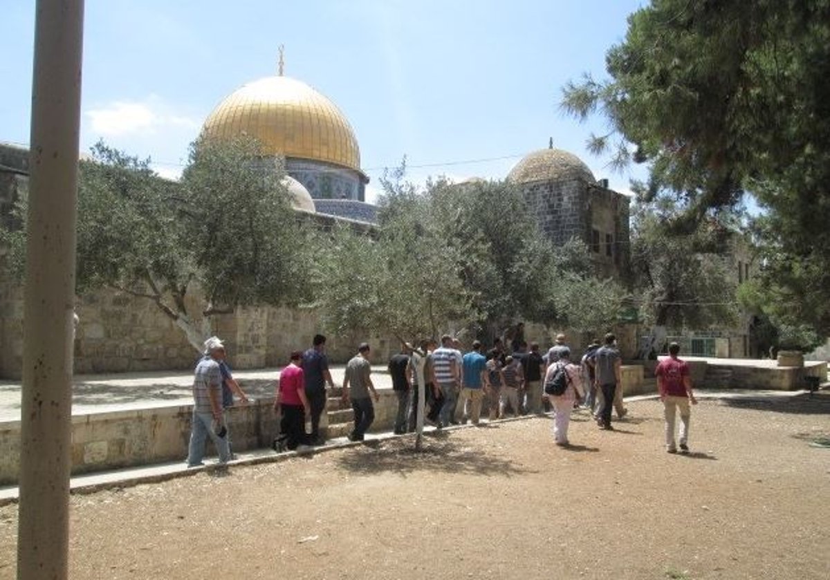 צפו בתמונות: עיתונאים ביקרו בהר הבית