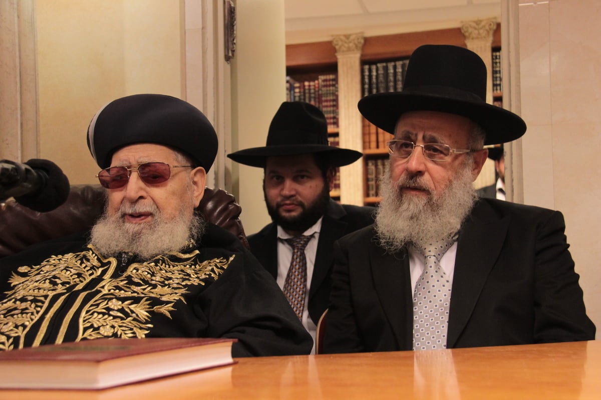 הרב עובדיה יוסף: "הרב עמאר הבטיחני שהוא יתמוך בבני הגאון רבי יצחק"