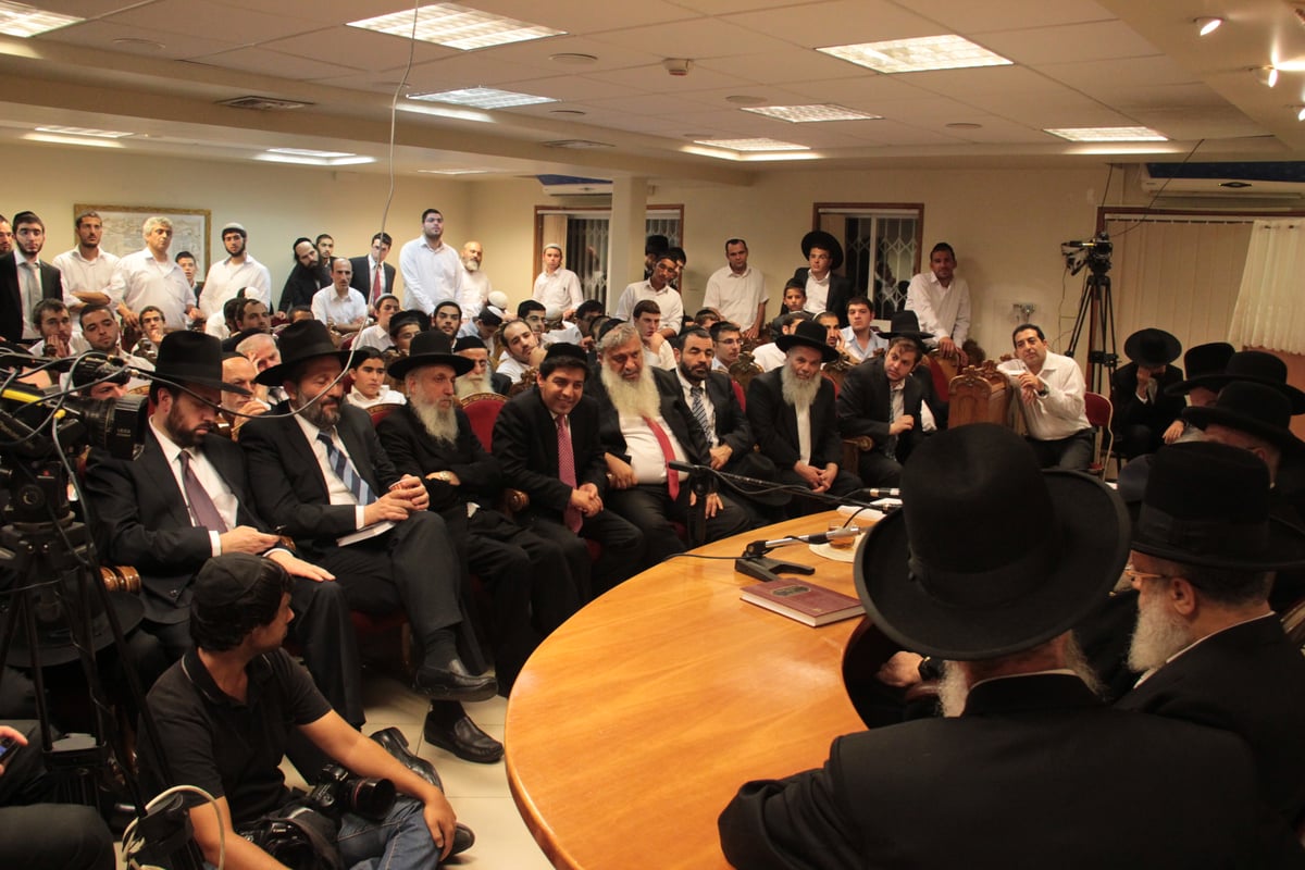 הרב עובדיה יוסף: "הרב עמאר הבטיחני שהוא יתמוך בבני הגאון רבי יצחק"