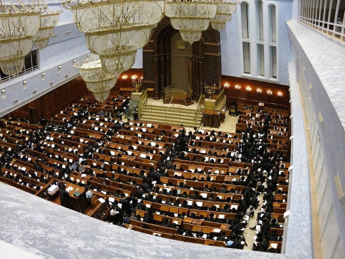 מוצאי תשעה באב בחצר הקודש בעלזא • תמונות