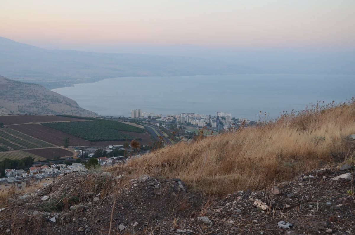 השטח עליו תבנה קריית חסידי צאנז בטבריה