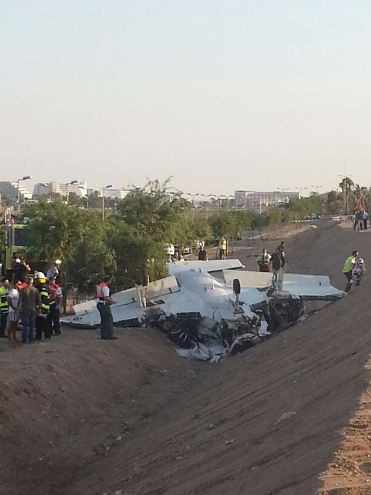 אילת: הרוג ושני פצועים קשה בהתרסקות מטוס קל