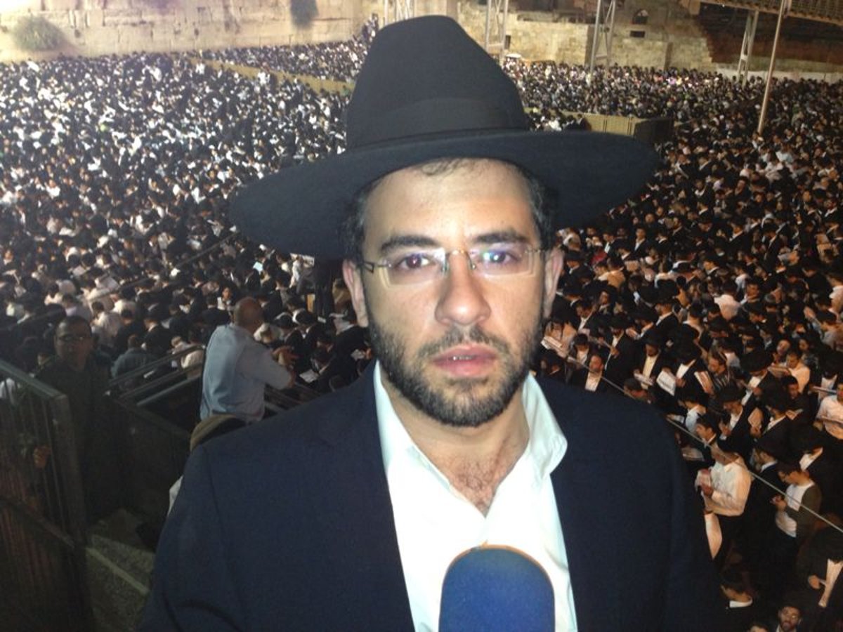 מארגן העצרת, העיתונאי אבי מימרן