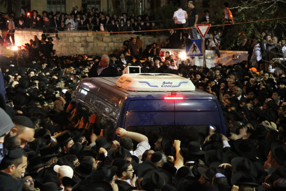 גלריית ענק: כך נראתה הלוויתו של מרן הרב עובדיה יוסף