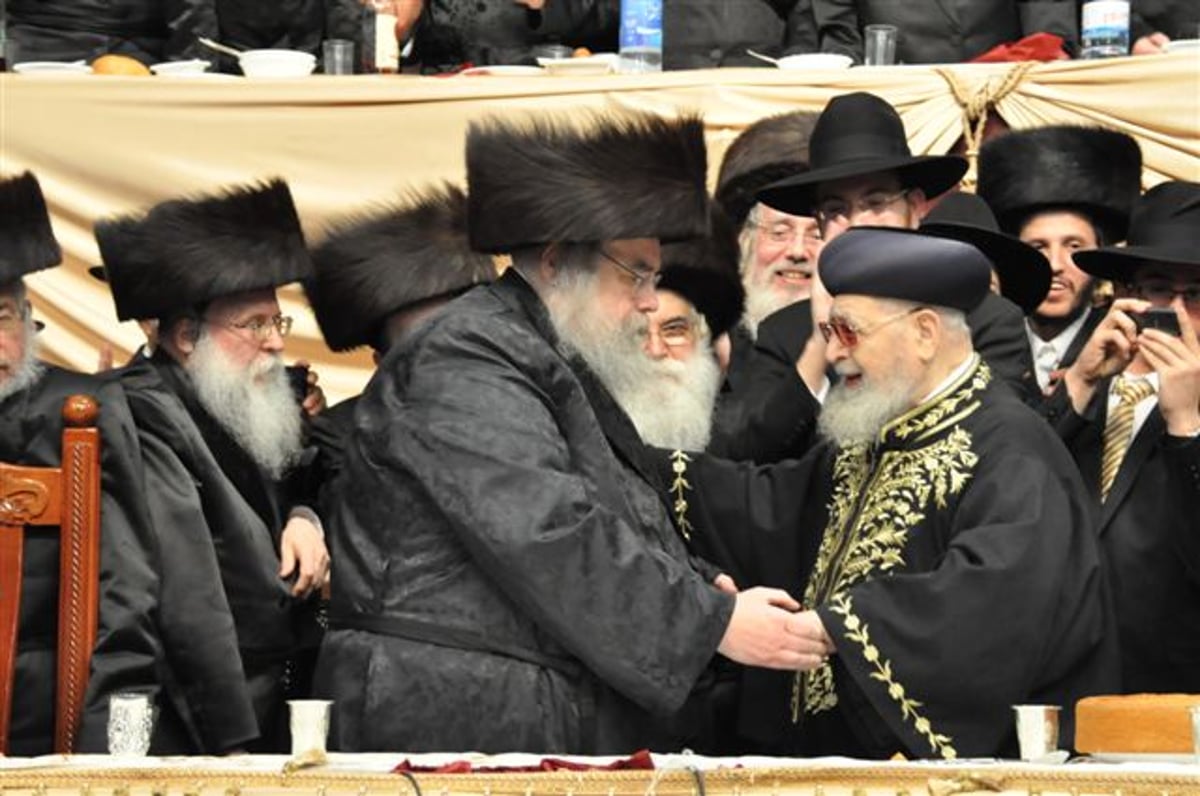 ידידות נפלאה: מרן עם האדמו"רים