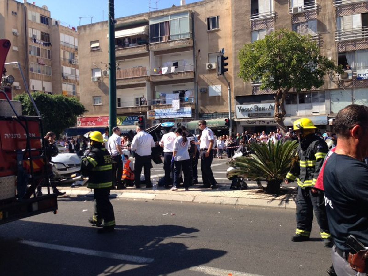 תאונה קשה בנתניה: הסבתא נהרגה, הנכד נפצע קשה